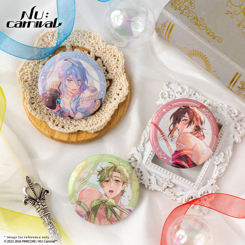(Goods - Button Badge) NU: Carnival Birthday Blessing Series - Shimmering Round Badge - Edmond