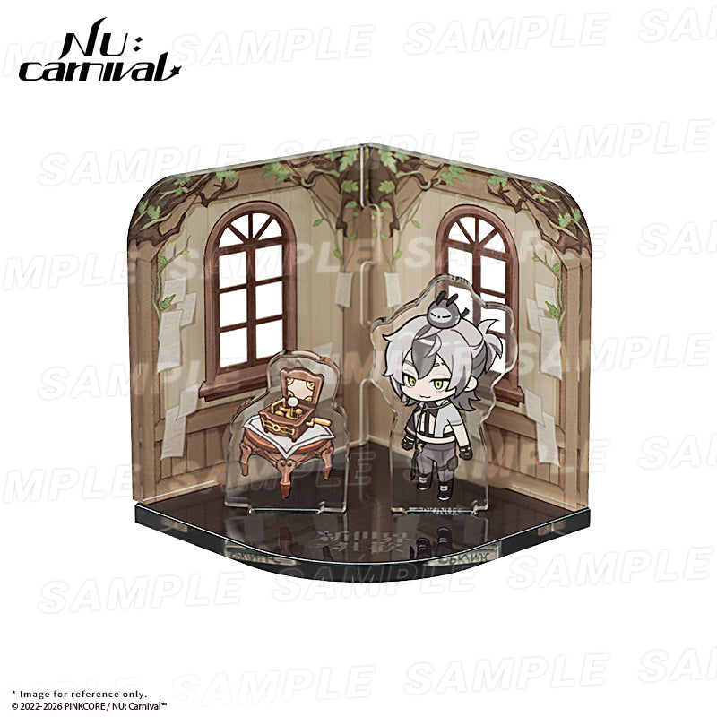 (Goods - Acrylic Stand) NU: Carnival Birthday Blessing Series - Cabin Diorama Set - Rei