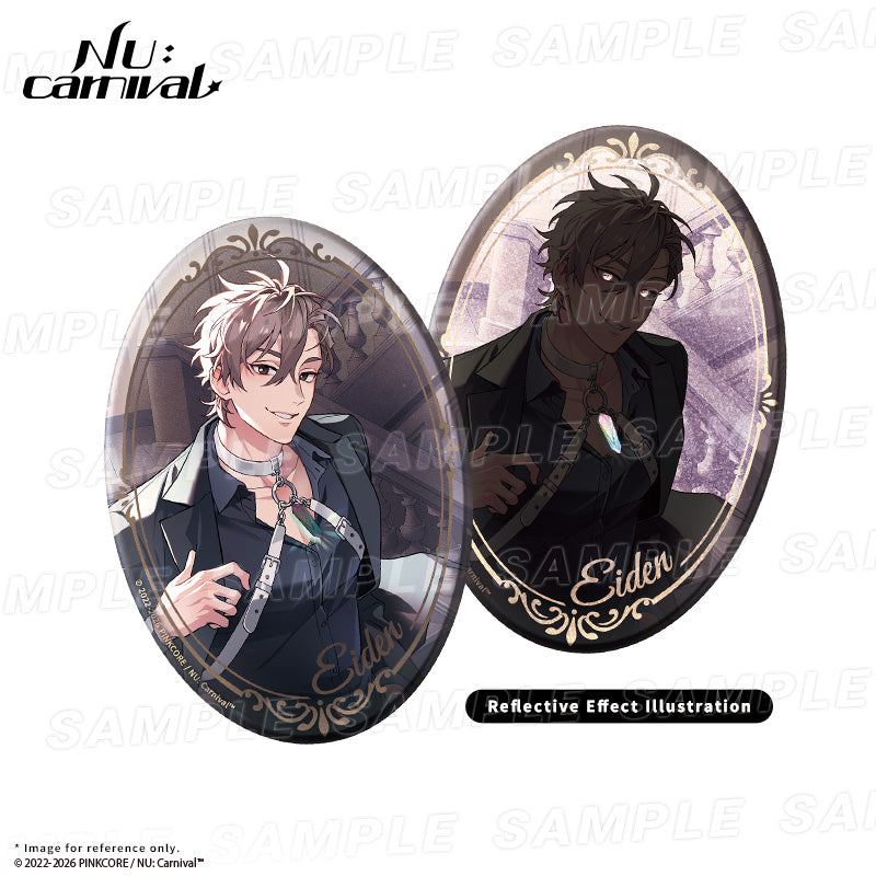 [※Blind](Goods - Badge) NU: Carnival Neon Carnival -The 4th anniversary- Reflective Oval Badge (12 random styles)
