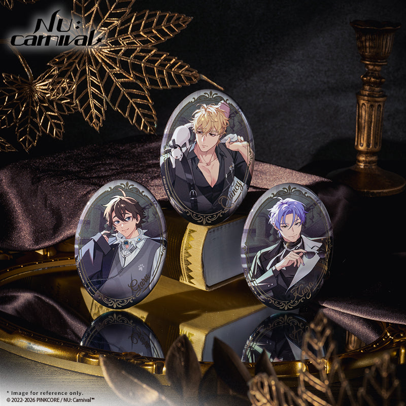 [※Blind](Goods - Badge) NU: Carnival Neon Carnival -The 4th anniversary- Reflective Oval Badge (12 random styles)