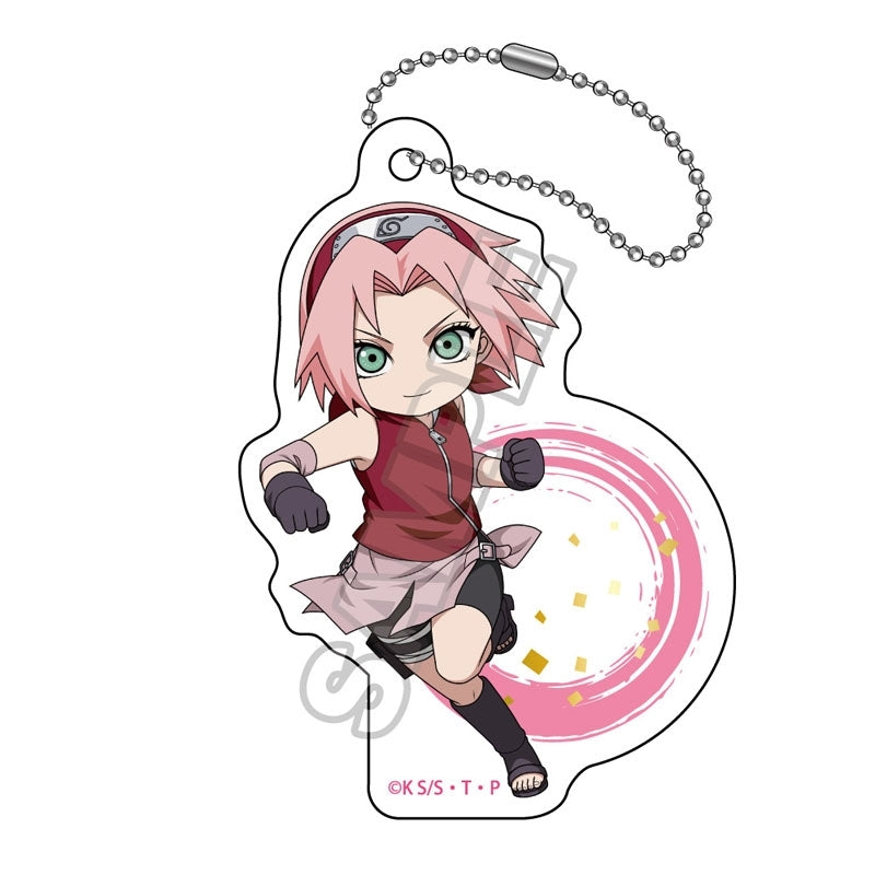 (Goods - Keychain) NARUTO Shippuden Battle vol. 1 Acrylic Keychain Sakura Haruno
