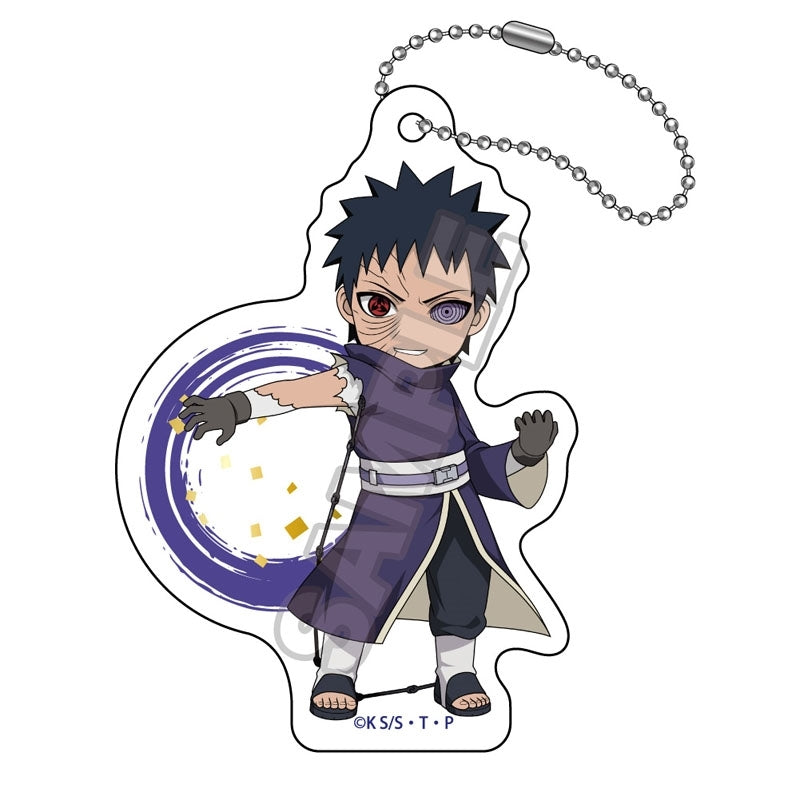 (Goods - Keychain) NARUTO Shippuden Battle vol. 2 Acrylic Keychain Obito Uchiha