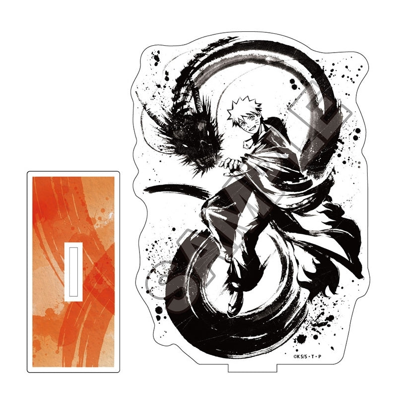 (Goods - Acrylic Stand) Naruto: Shippuden TV Anime Ryuubokuryuu Flowing Ink Dragon Acrylic Stand Naruto Uzumaki  (animate Advance Sales)