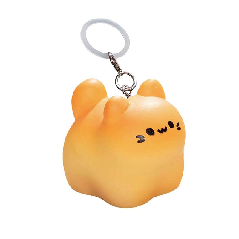 (Goods - Charm) Non-Chara Mejirushi Mascot Charm Bread Cat