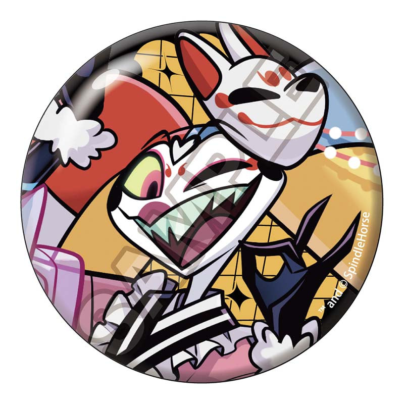 (1BOX=8)(Goods - Badge) Helluva Boss Hyakki Yagyo Glitter Button Badge
