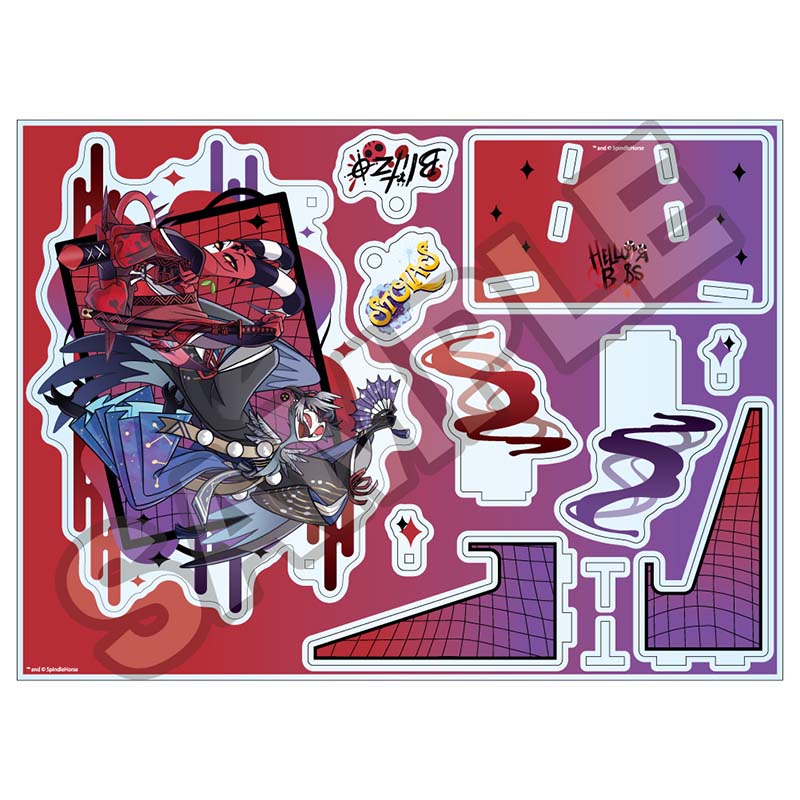 (Goods - Acrylic Stand) Helluva Boss Hyakki Yagyo Acrylic Stand Diorama Blitzo & Stolas