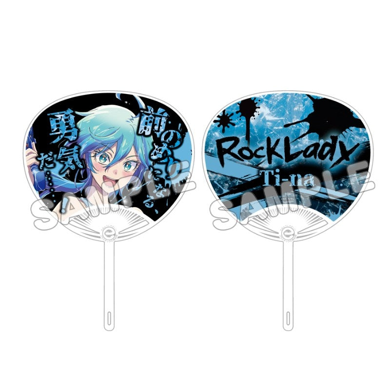 (Goods - Uchiwa-Fan) Rock Is a Lady's Modesty Exclusive Art Cheer Uchiwa-Fan Tina Isemi