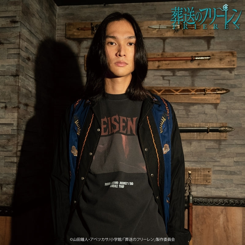 (Goods - Shirt) TV Anime Frieren: Beyond Journey's End TOKYO MADNESS CLUB METAL T-shirt Aizen L Size