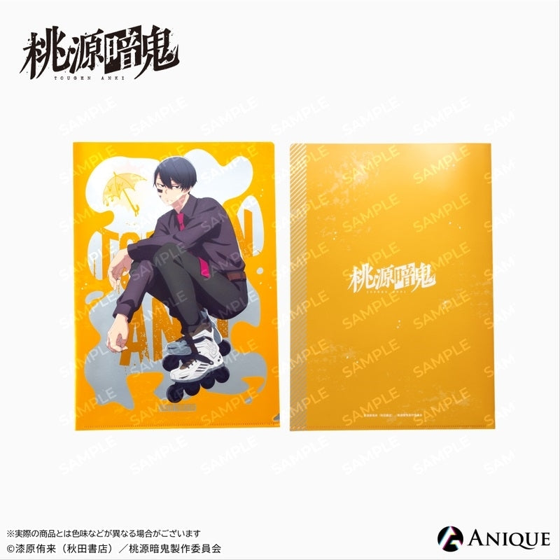 (Goods - Clear File) Tougen Anki Exclusive Art (Breaktime) Naito Mudano Metallic Clear File