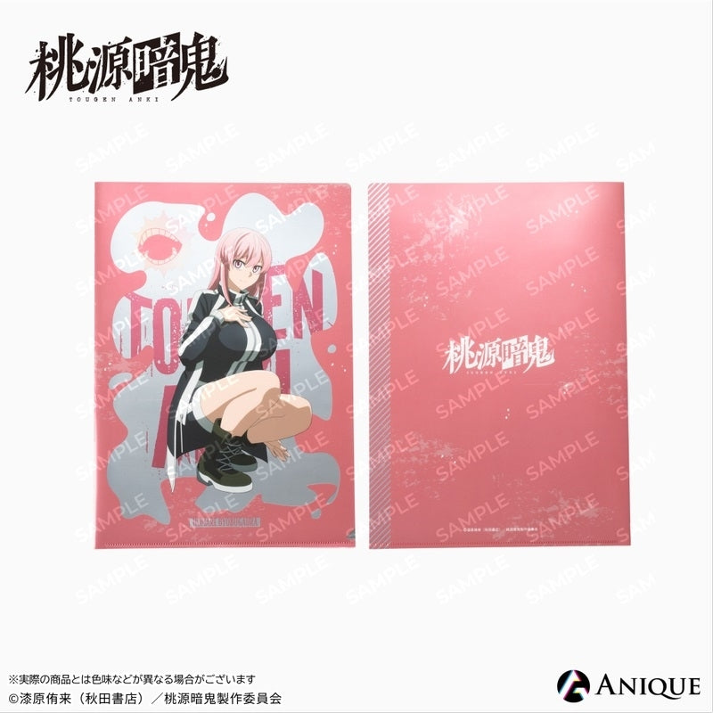 (Goods - Clear File) Tougen Anki Exclusive Art (Breaktime) Homura Byobugaura Metallic Clear File