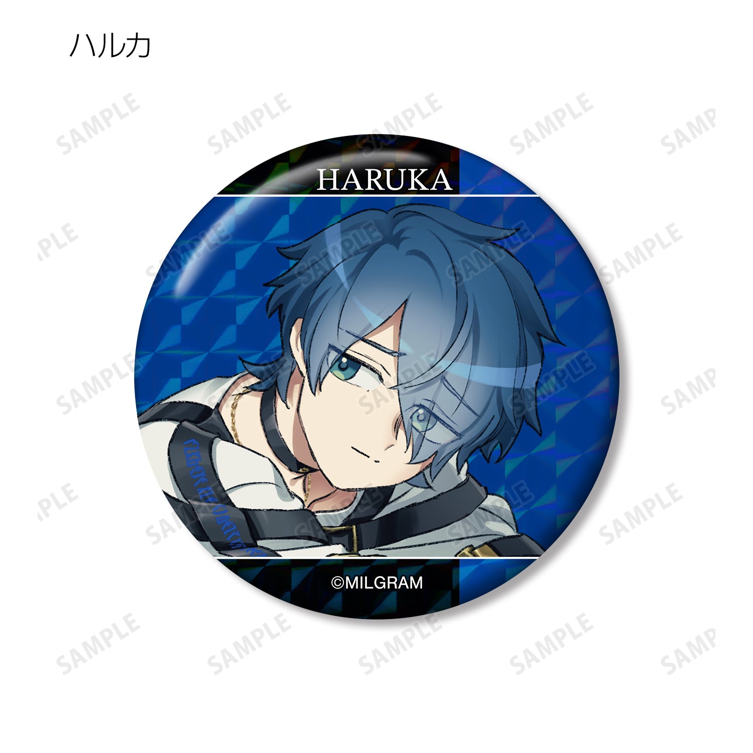 (1BOX=11)(Goods - Badge) MILGRAM Trading Holographic Button Badge