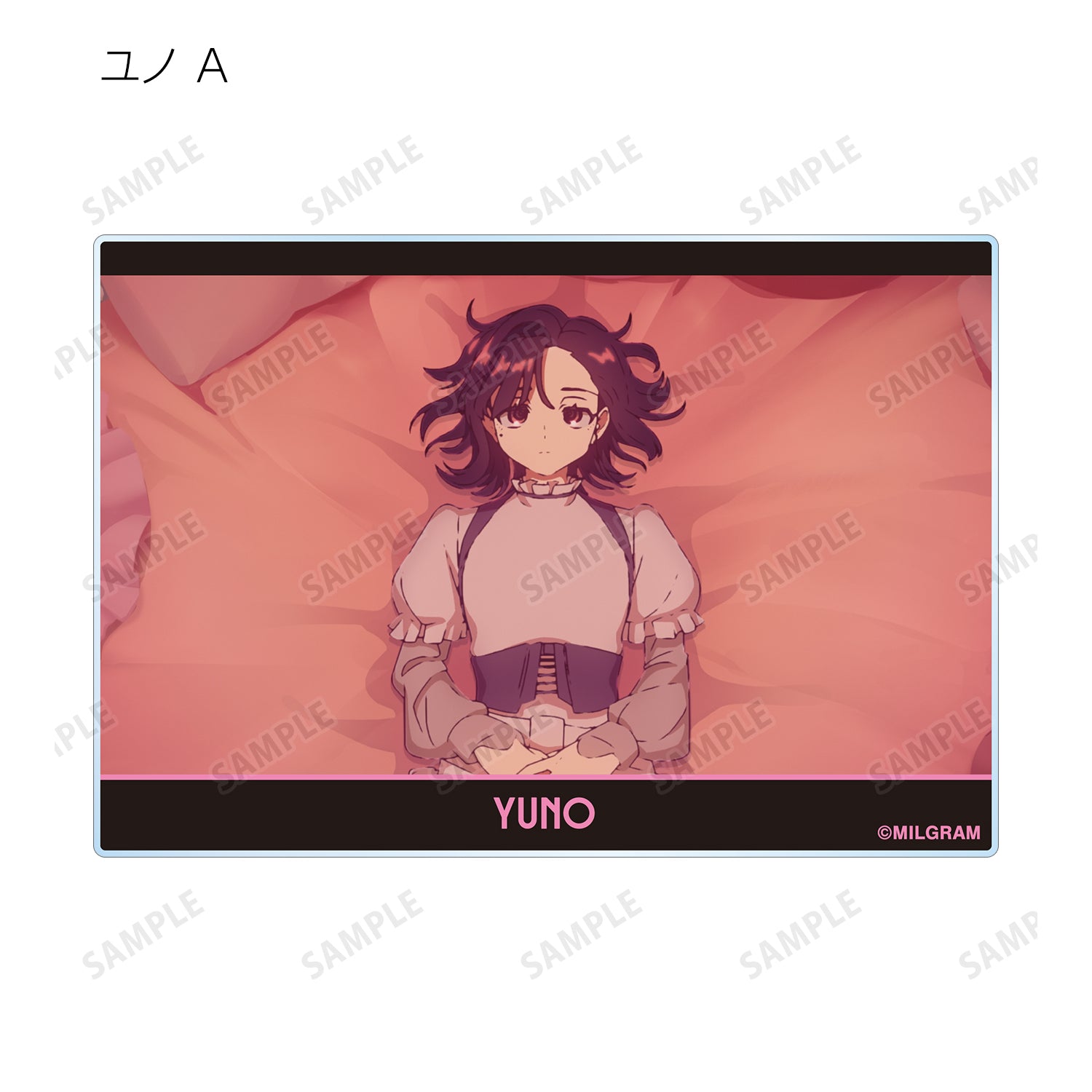 (1BOX=8)(Goods - Card) MILGRAM Trading Music Video Acrylic Card Yuno (Life)