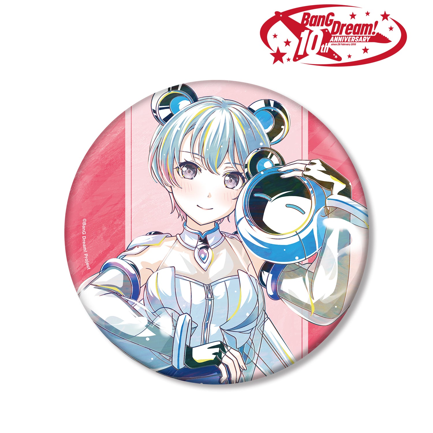 (Goods - Badge) BanG Dream! Ritsu Minetsuki Ani-Art Vol.6 BIG Button Badge