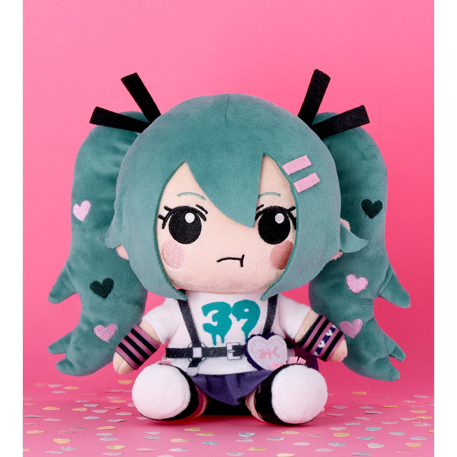 (Goods - Plush) Hatsune Miku Hatsune Miku Art by coalowl Osuwari Plush ver. B