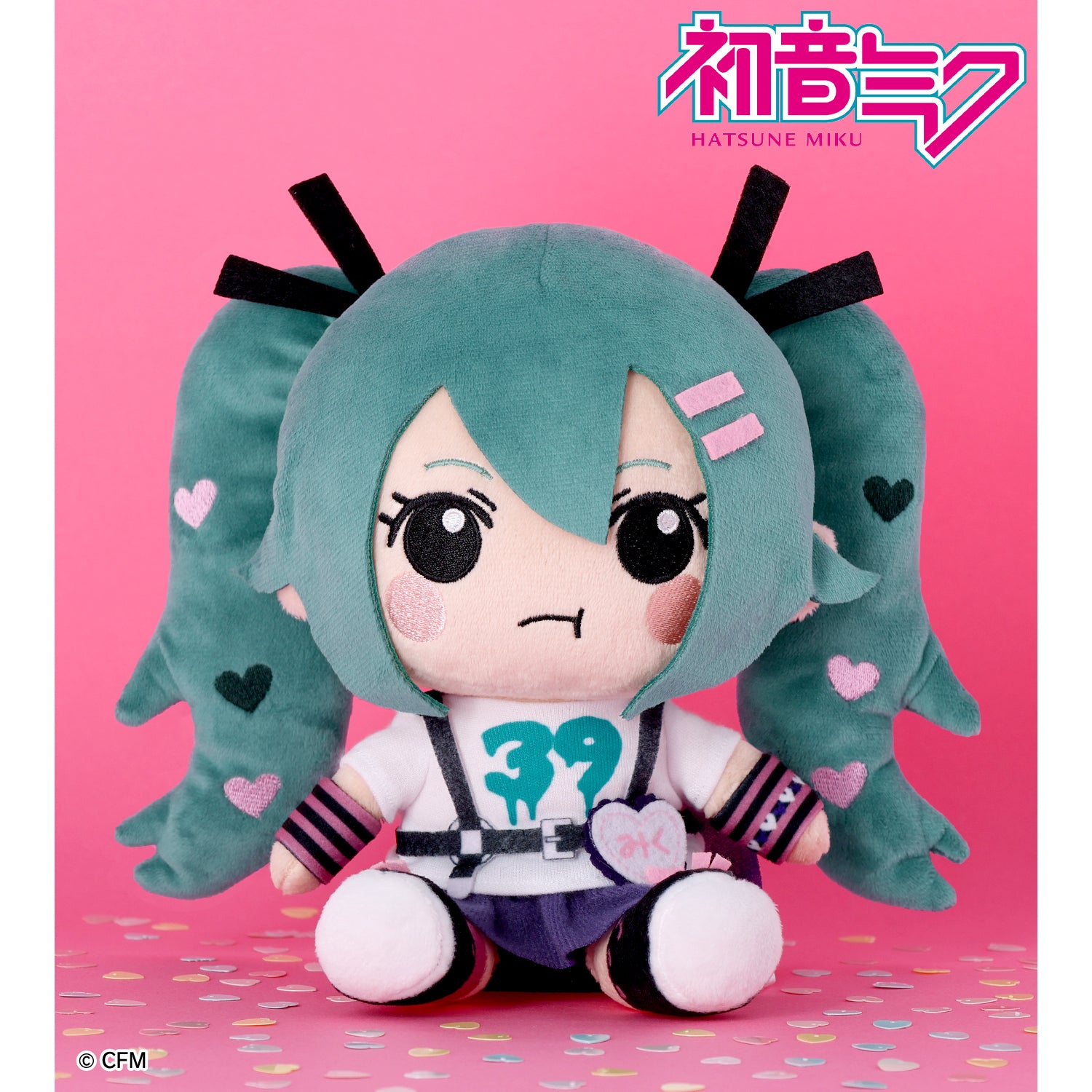(Goods - Plush) Hatsune Miku Hatsune Miku Art by coalowl Osuwari Plush ver. B