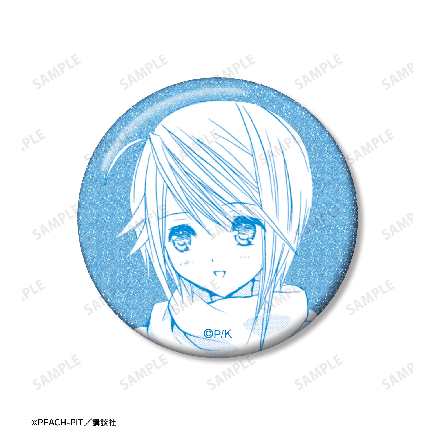 (Goods - Badge) Shugo Chara! Tadase Hotori Panel Glitter Button Badge Set of 3