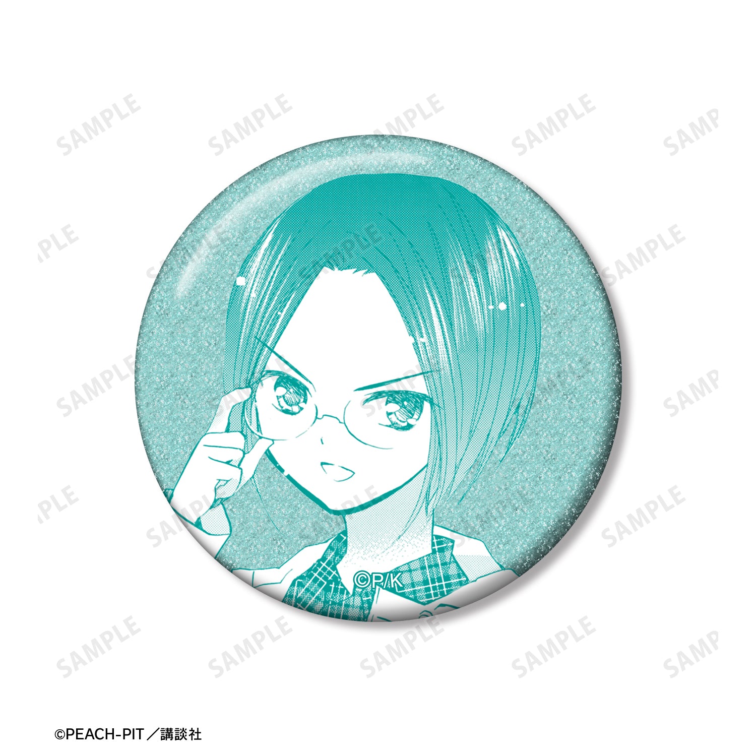 (Goods - Badge) Shugo Chara! Kairi Sanjo Panel Glitter Button Badge Set of 3