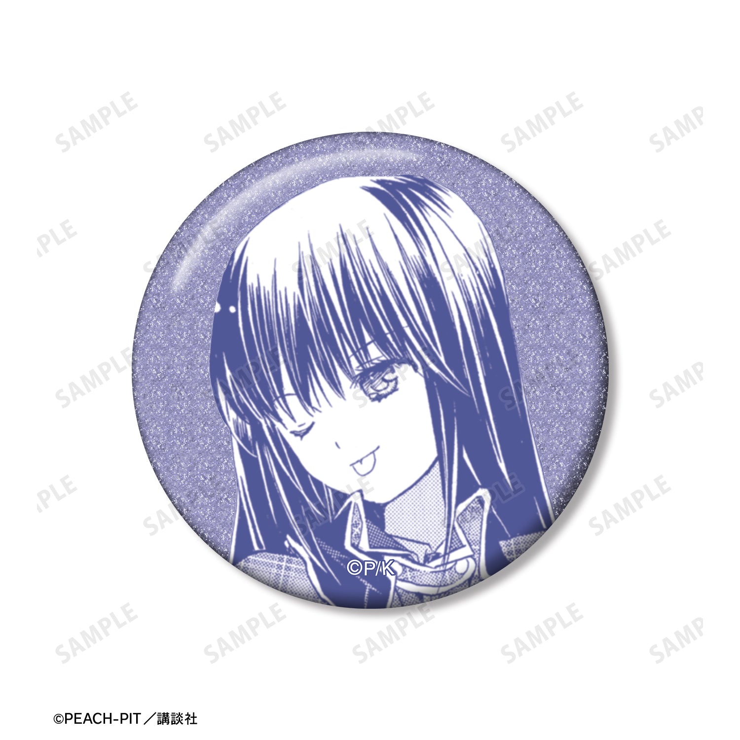 (Goods - Badge) Shugo Chara! Nagihiko Fujisaki Panel Glitter Button Badge Set of 3