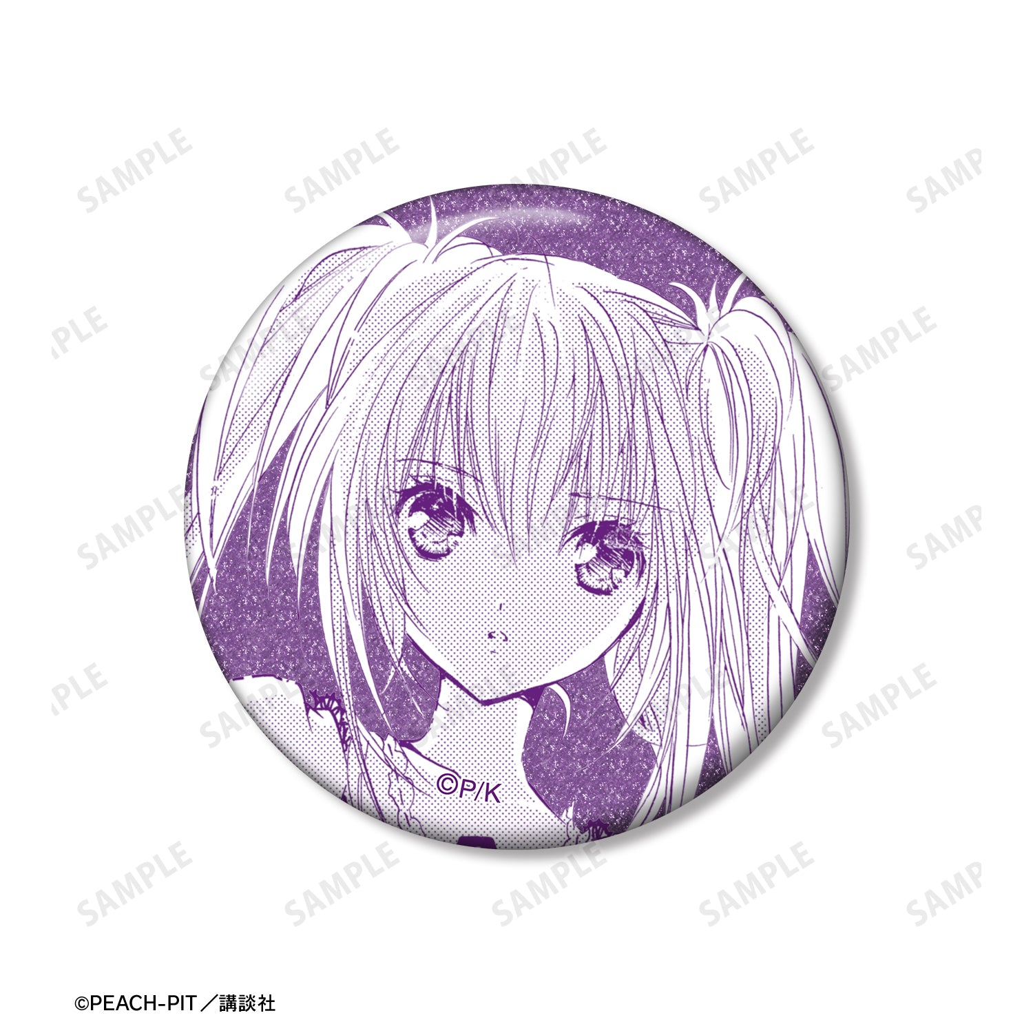 (Goods - Badge) Shugo Chara! Utau Hoshina Panel Glitter Button Badge Set of 3