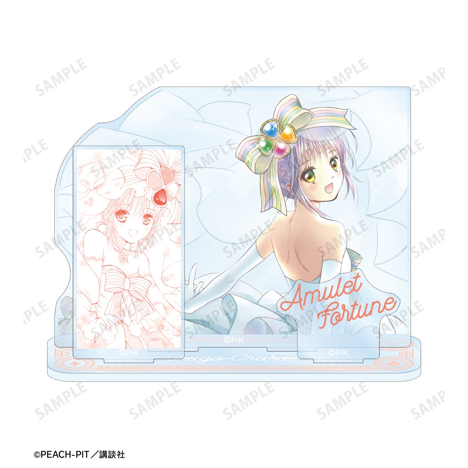 (Goods - Acrylic Stand) Shugo Chara! Amulet Fortune BIG Acrylic Stand w/ Parts