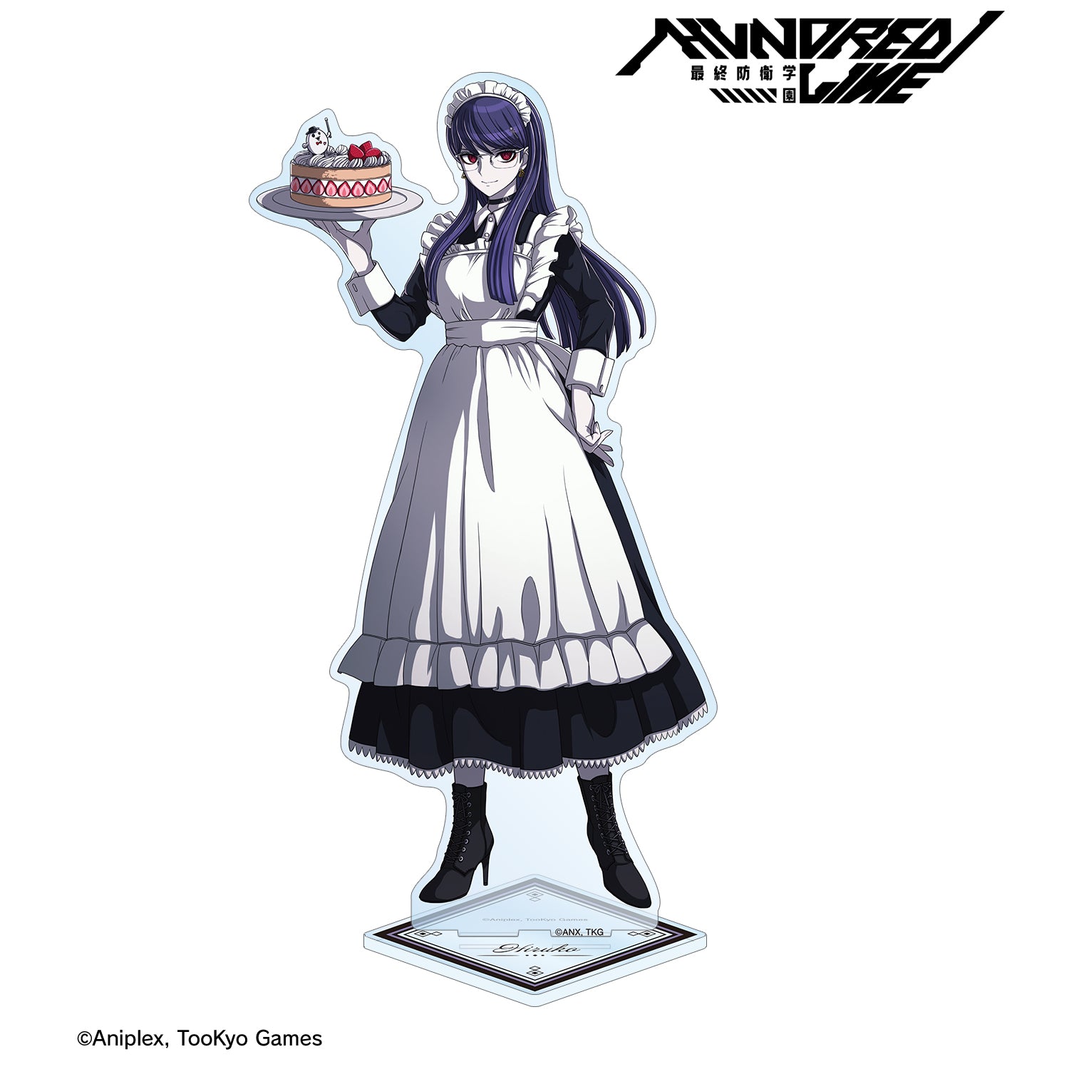 (Goods - Acrylic Stand) THE HUNDRED LINE - LAST DEFENSE ACADEMY Exclusive Art Hiruko Shizuhara Maid ver. Large Acrylic Stand