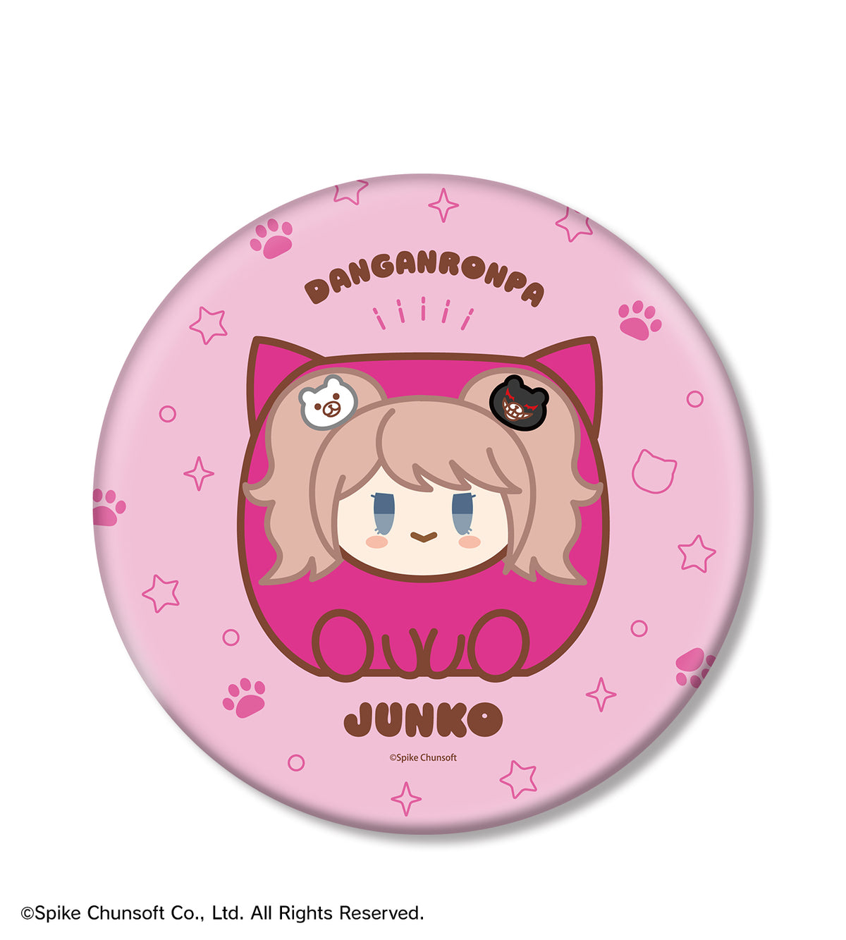 (Goods - Badge) Danganronpa Series Junko Enoshima Kemocube BIG Button Badge