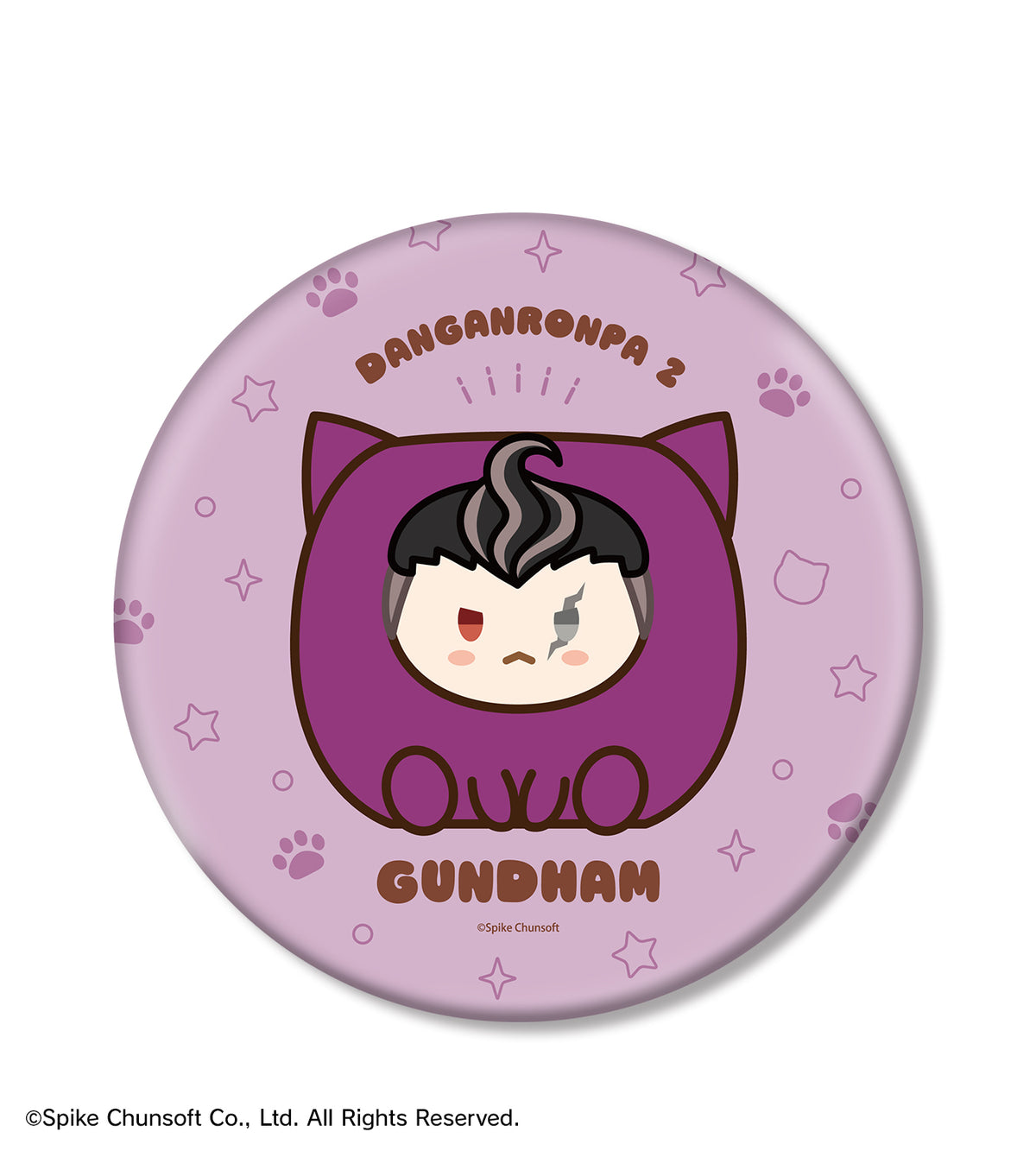 (Goods - Badge) Danganronpa Series Gundham Tanaka Kemocube BIG Button Badge