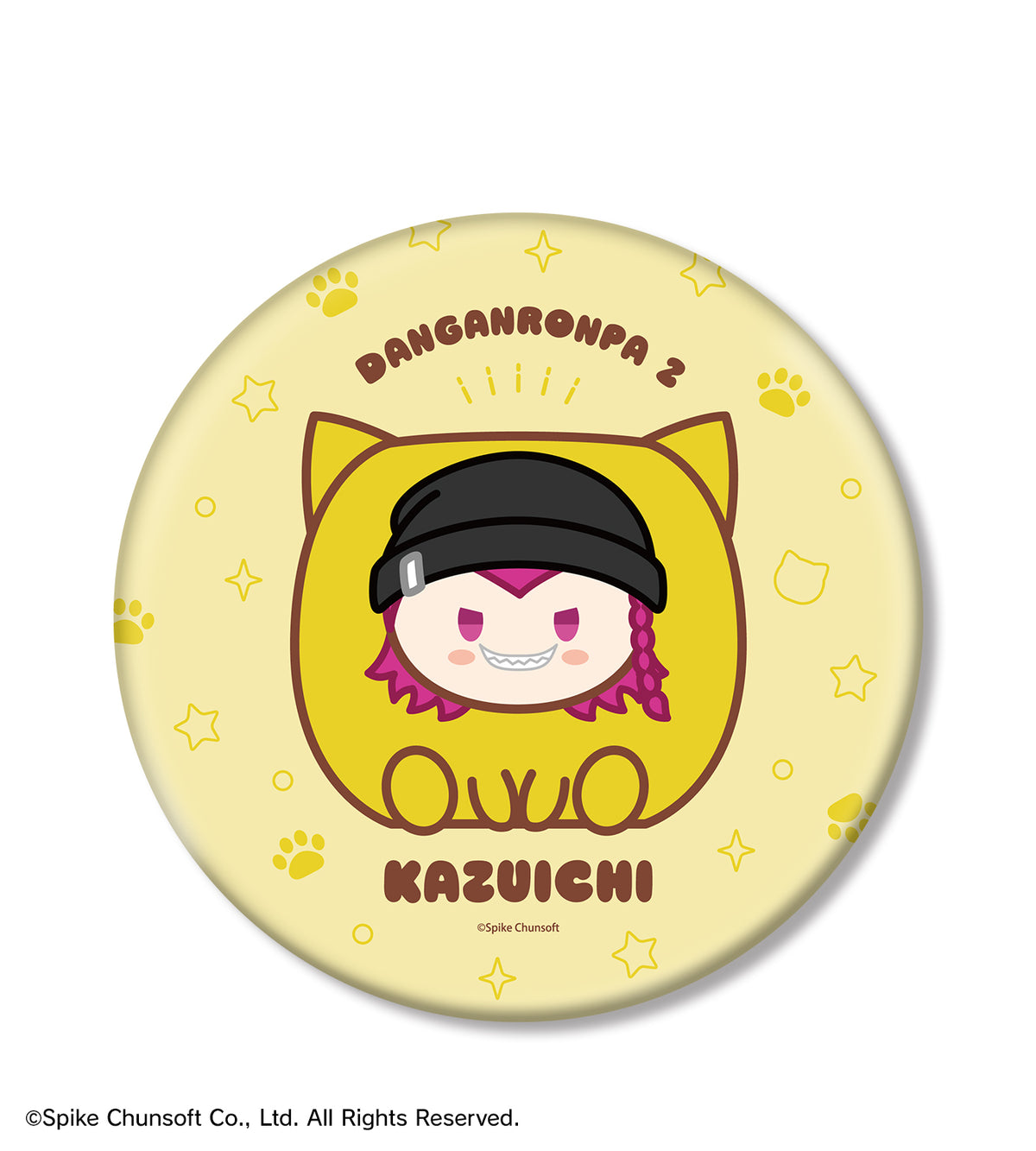 (Goods - Badge) Danganronpa Series Kazuichi Soda Kemocube BIG Button Badge