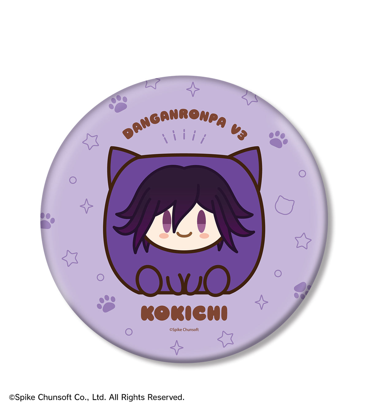 (Goods - Badge) Danganronpa Series Kokichi Oma Kemocube BIG Button Badge