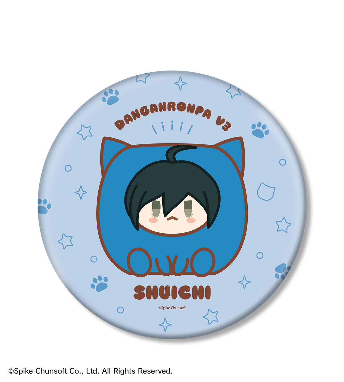 (Goods - Badge) Danganronpa Series Shuichi Saihara Kemocube BIG Button Badge