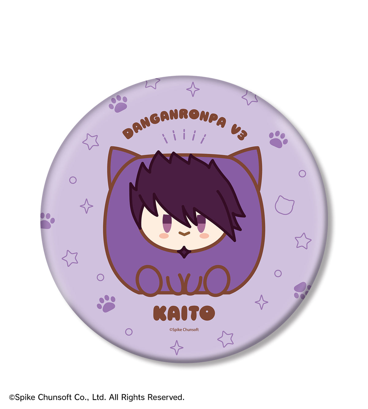 (Goods - Badge) Danganronpa Series Kaito Momota Kemocube BIG Button Badge
