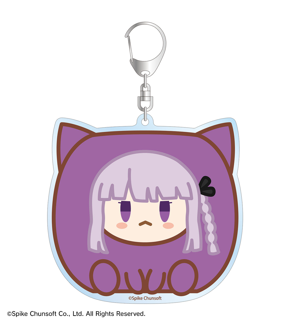 (Goods - Key Chain) Danganronpa Series Kyoko Kirigiri Kemocube BIG Acrylic Key Chain