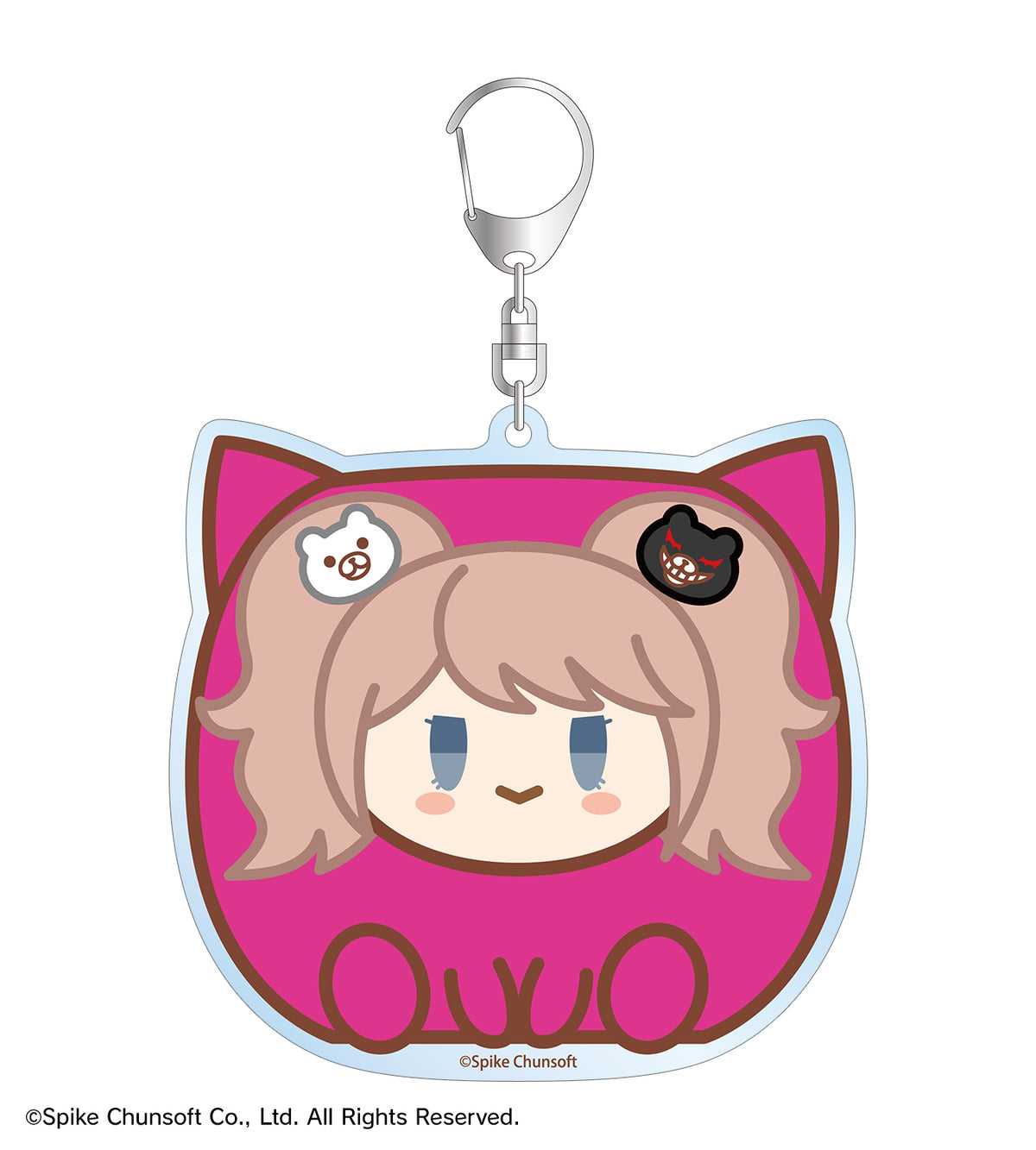 (Goods - Key Chain) Danganronpa Series Junko Enoshima Kemocube BIG Acrylic Key Chain