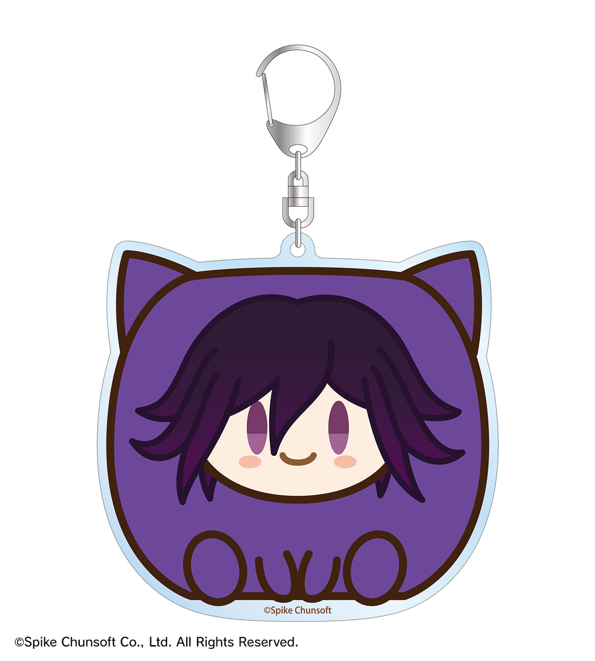 (Goods - Key Chain) Danganronpa Series Kokichi Oma Kemocube BIG Acrylic Key Chain