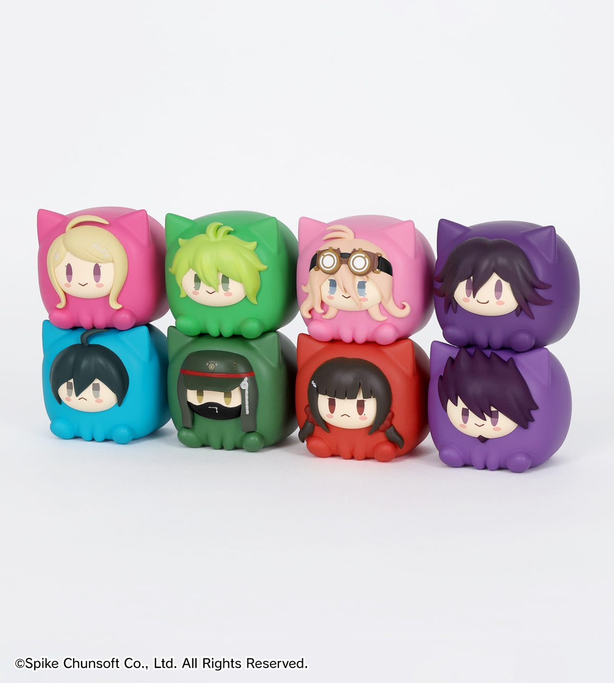 (1BOX=8)(Trading Figure) Danganronpa Series Trading Kemocube Figure ver. C