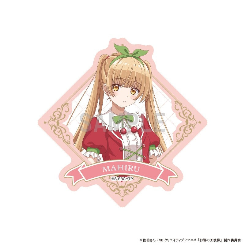 (Goods - Sticker) The Angel Next Door Spoils Me Rotten 2 Die-cut Sticker Mahiru Shiina Cherry Outfit ver