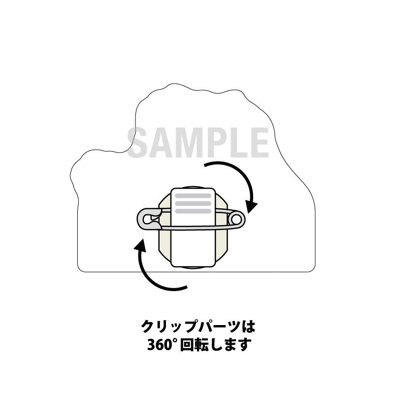(Goods - Clip) NEEDY GIRL OVERDOSE Acrylic Memo Clip OMGkawaiiAngel Cheshire Cat ver