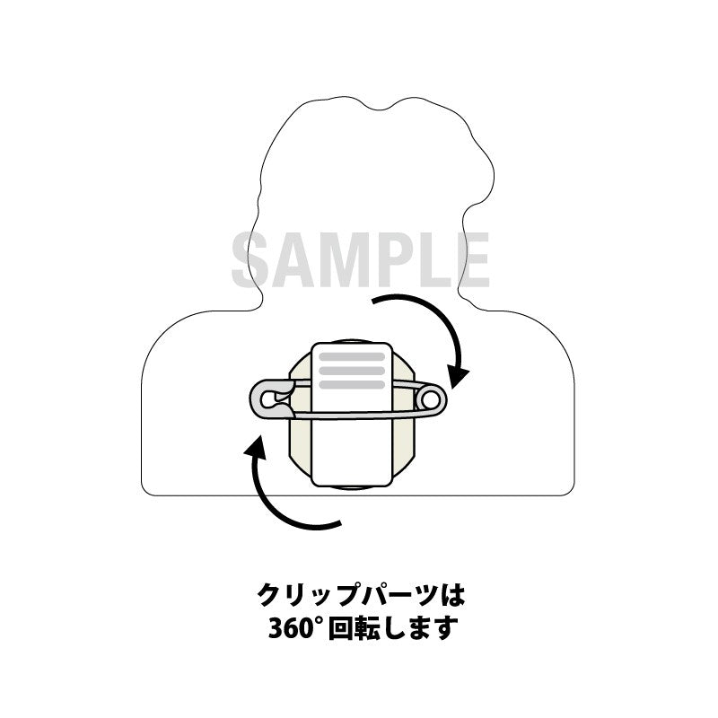 (Goods - Clip) NEEDY GIRL OVERDOSE Acrylic Memo Clip Ame-chan White Rabbit ver