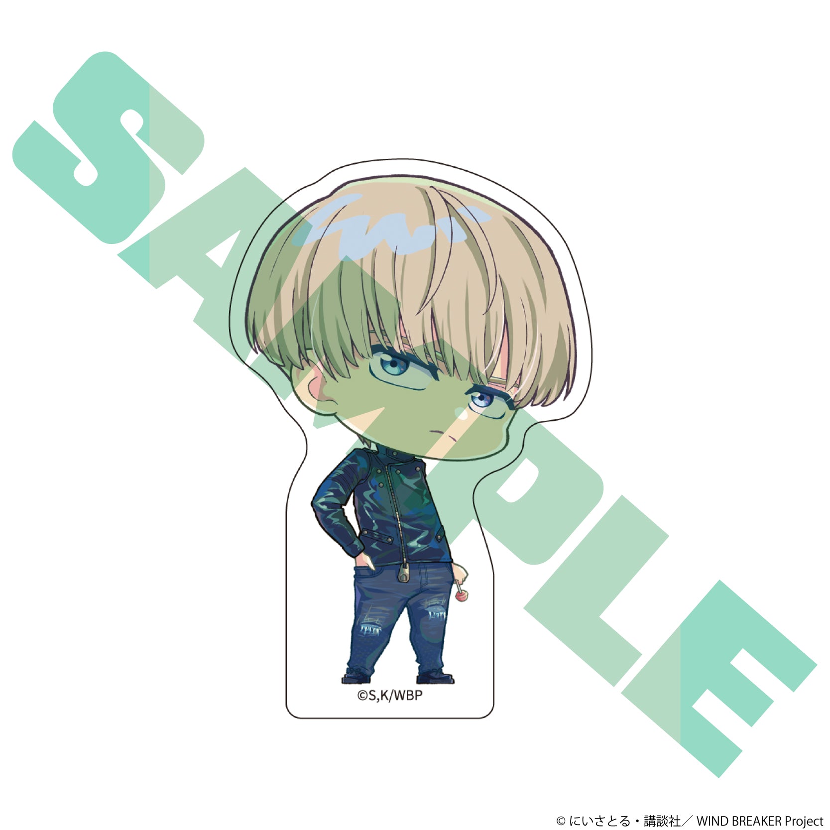 (Goods - Acrylic Stand) TV Anime - WIND BREAKER Acrylic Block Ren Kaji