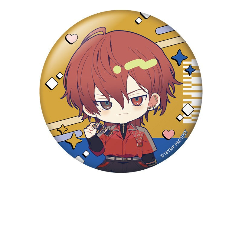 (Goods - Badge) 18TRIP PetankoButton Badge Renga Nishizono