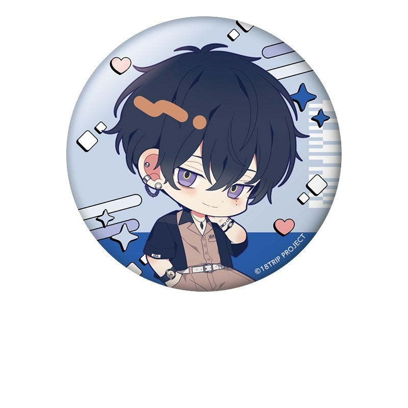 (Goods - Badge) 18TRIP PetankoButton Badge Ten Murakumo