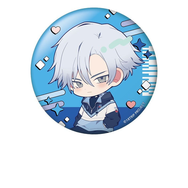 (Goods - Badge) 18TRIP PetankoButton Badge Yukikaze Kamina