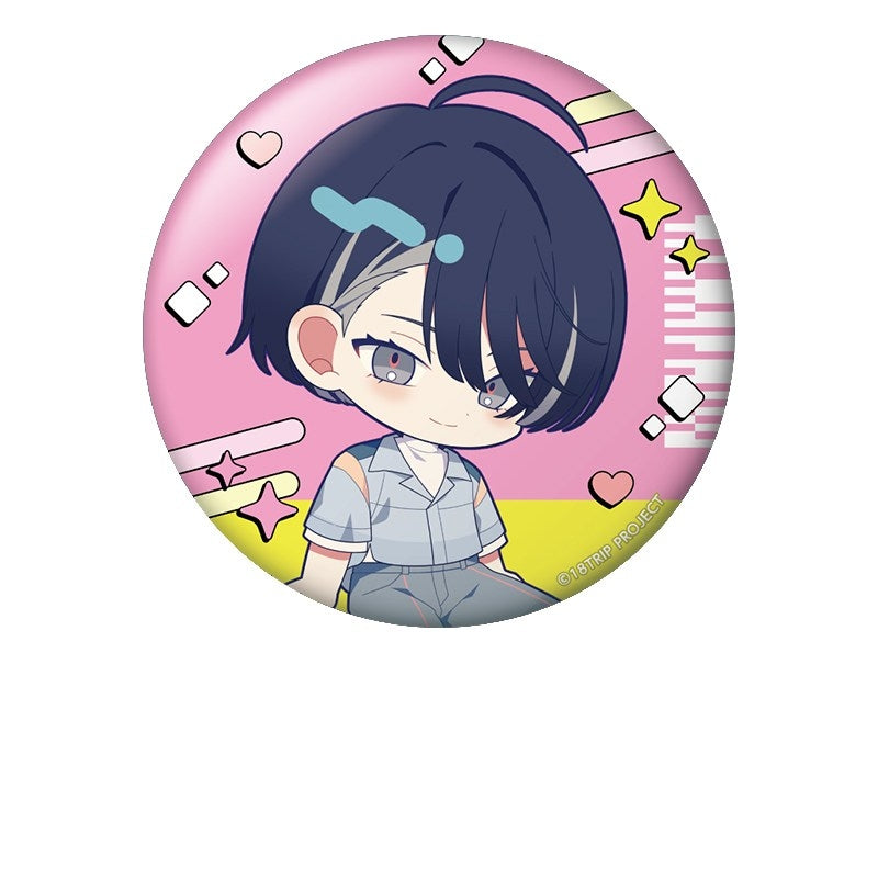 (Goods - Badge) 18TRIP PetankoButton Badge UNEUJI KAGUYA