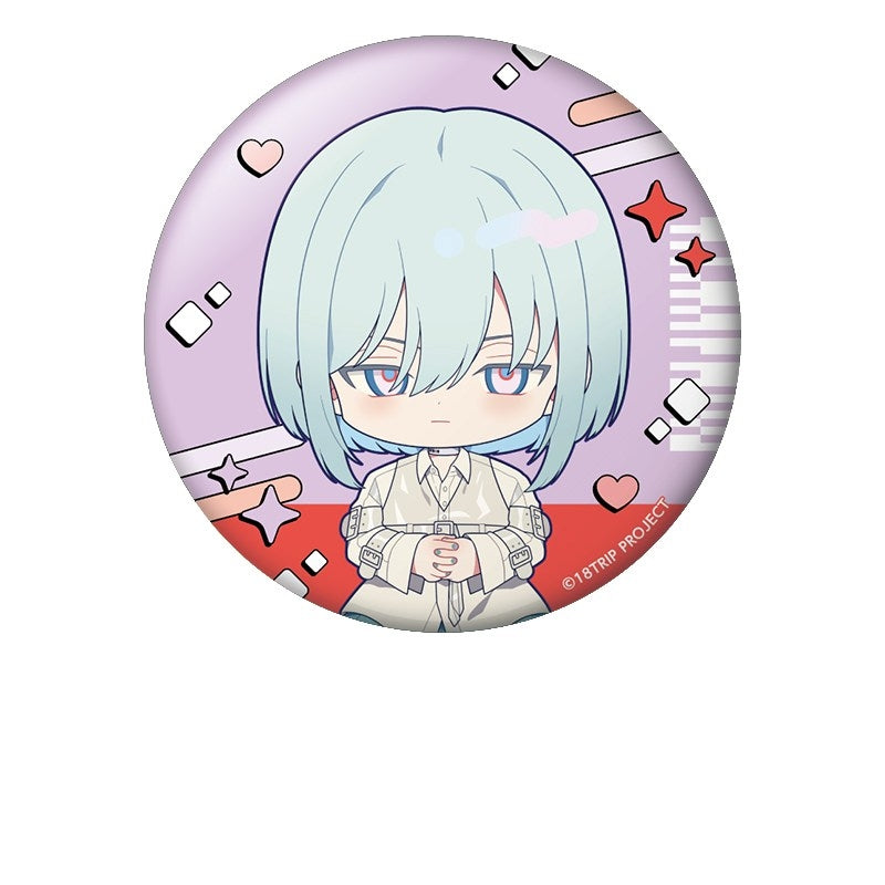 (Goods - Badge) 18TRIP PetankoButton Badge KINARI AZEKAWA