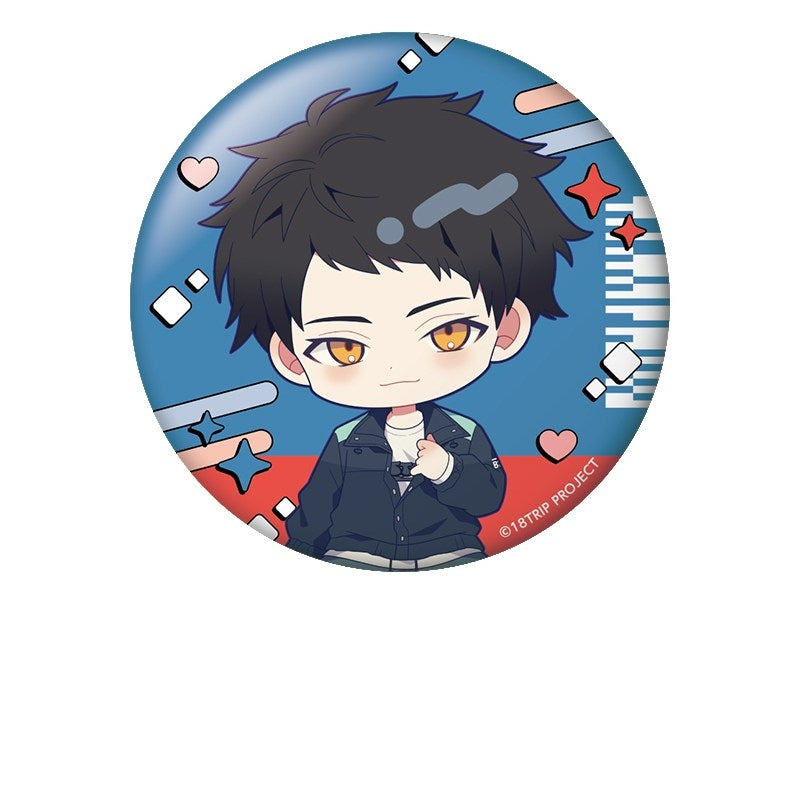 (Goods - Badge) 18TRIP PetankoButton Badge TAO KINOUCHI