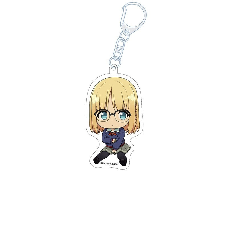 (Goods - Keychain) Fate/strange Fake Petanko Acrylic Keychain Ayaka Sajyou