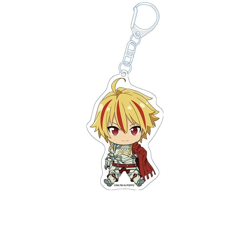(Goods - Keychain) Fate/strange Fake Petanko Acrylic Keychain Saber