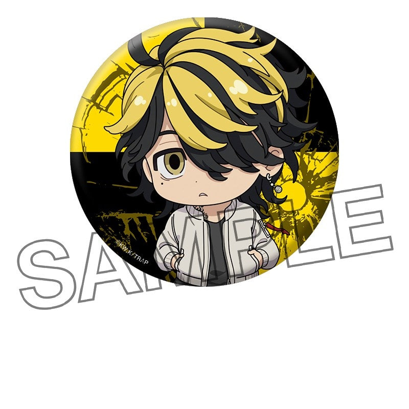 (Goods - Badge) TV Anime Tokyo Revengers Petanko Button Badge vol. 1 Kazutora Hanemiya