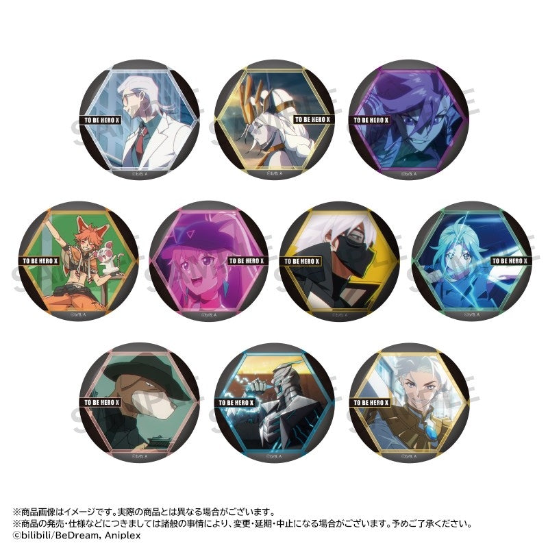 (1BOX=10)(Goods - Badge) Anime TO BE HERO X Trading Button Badge