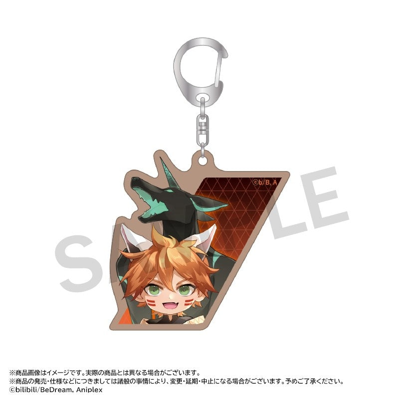 (Goods - Keychain) Anime TO BE HERO X Wooden Keychain 5. The Johnnies